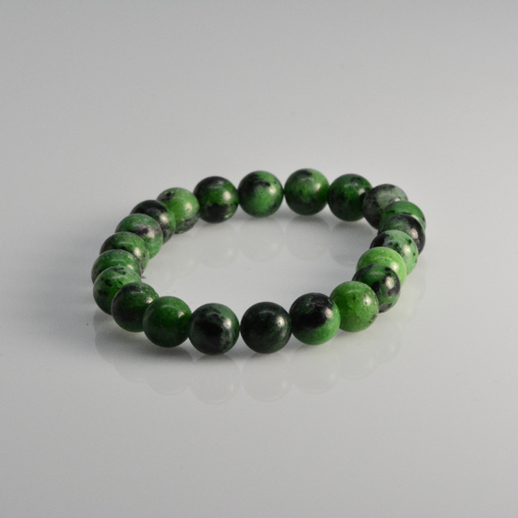 Zoisite Bracelet - Stretch Bracelet Gemstones - Picture 3 of 5